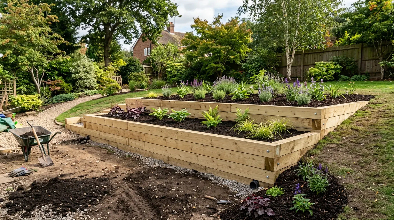 Raised garden project