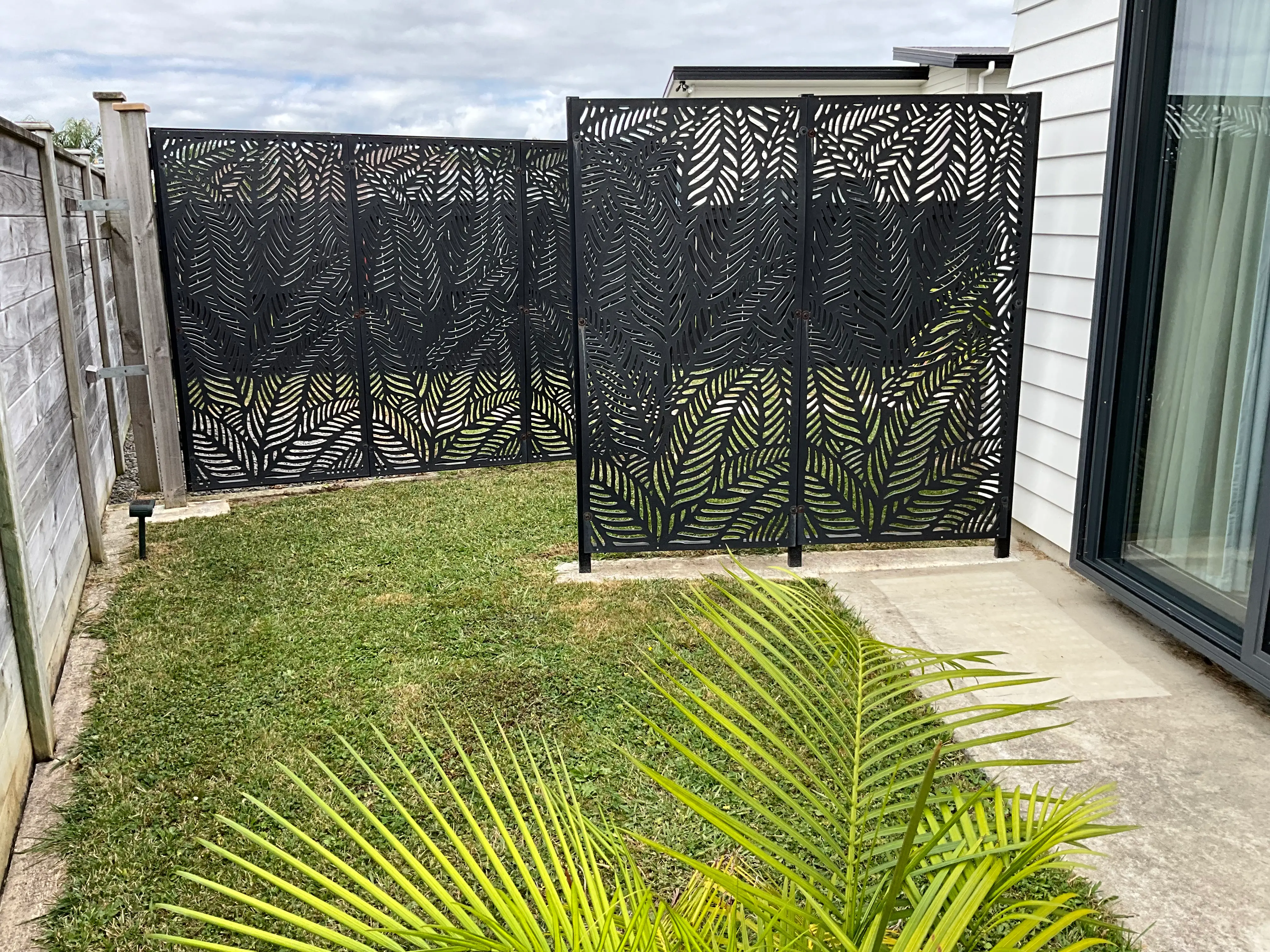 New privacy screen